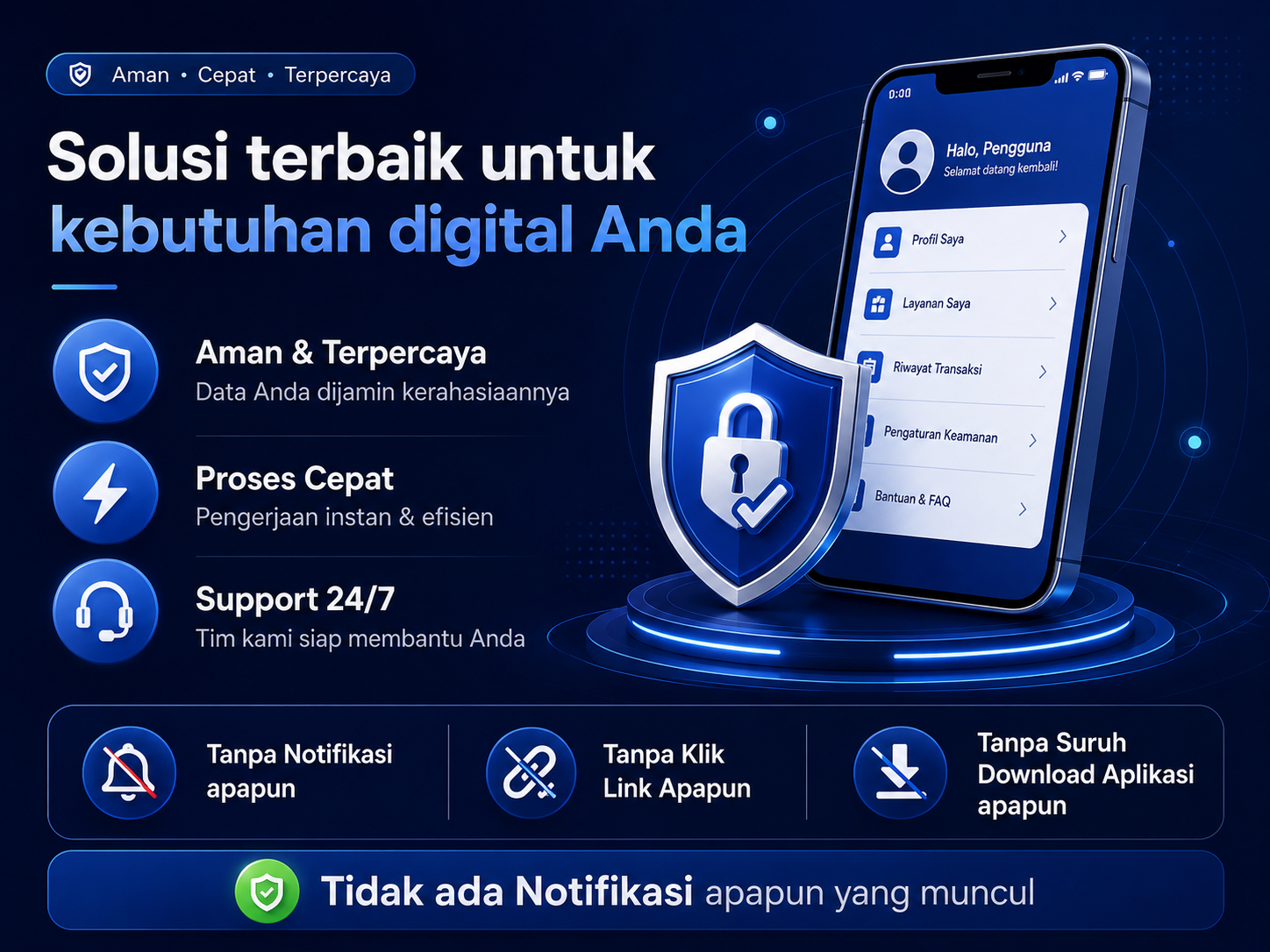 Aman, cepat, dan terpercaya — SadapOnline